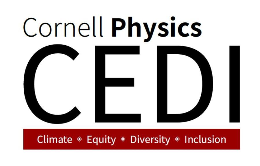 Cornell Physics Climate Equity Diversity & Inclusion