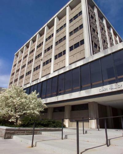 Clark Hall in Spring